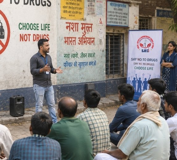 Nasha Mukti Abhiyan - SJECI Drug Awareness Campaign